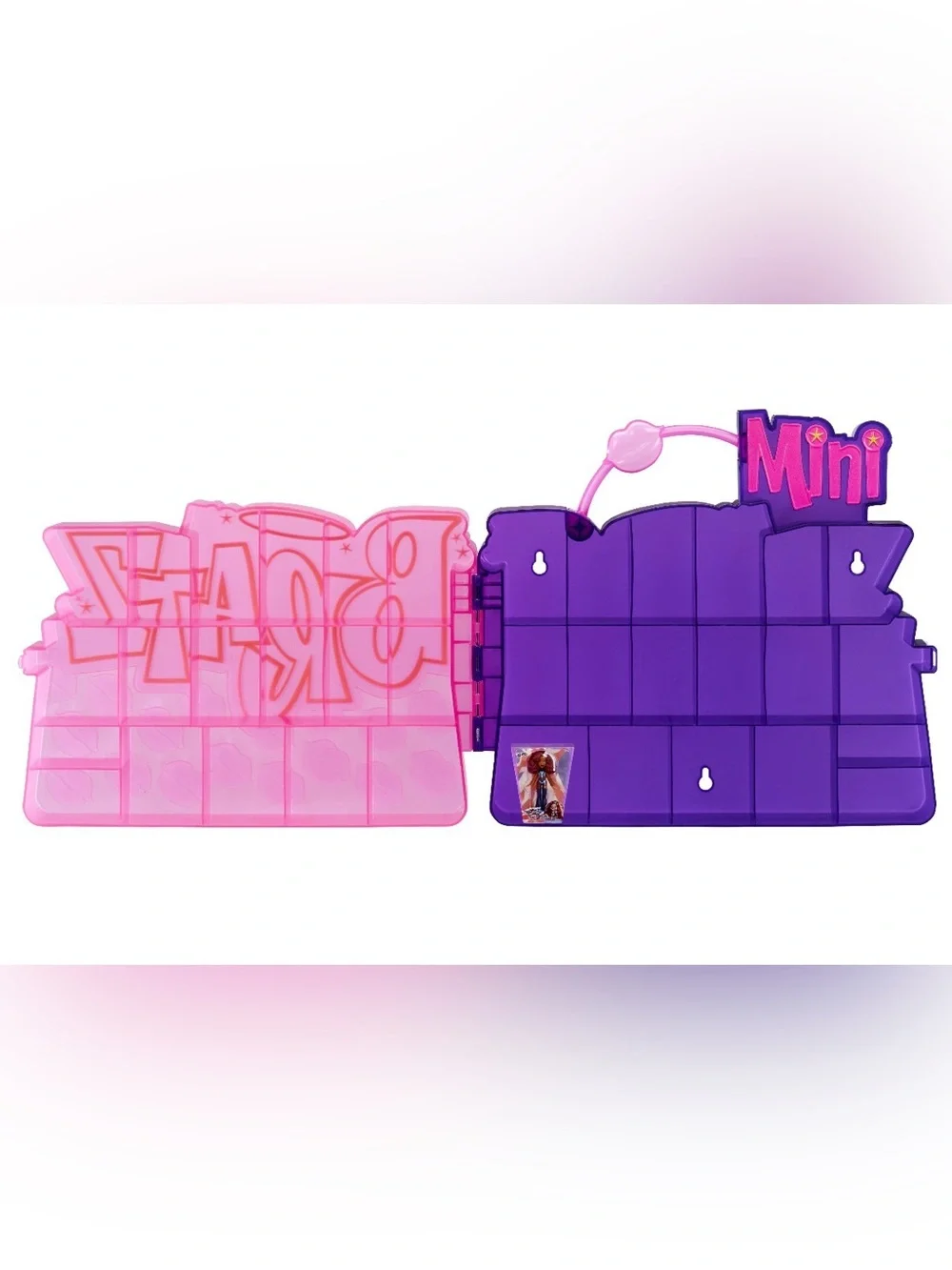 Mini Bratz Collector's Case with Exclusive Collectible Figure, Holds 60+ Minis,